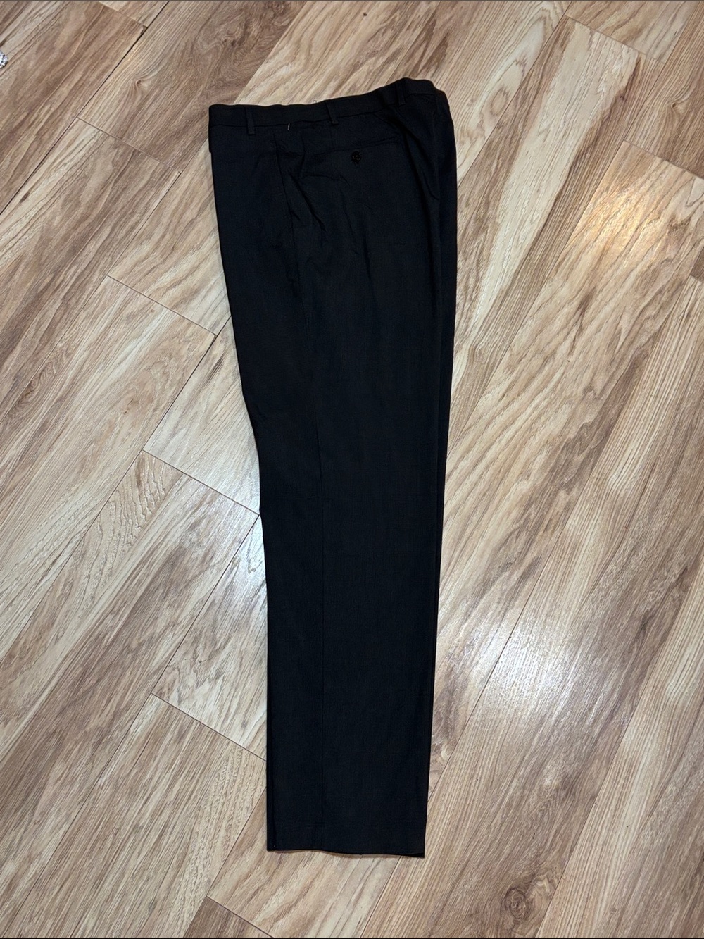 Lauren Ralph Lauren Dark Gray Glen plaid Dress Pants 40X32 - Picture 2 of 10